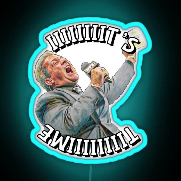 Bruce Buffer RGB Neon Sign