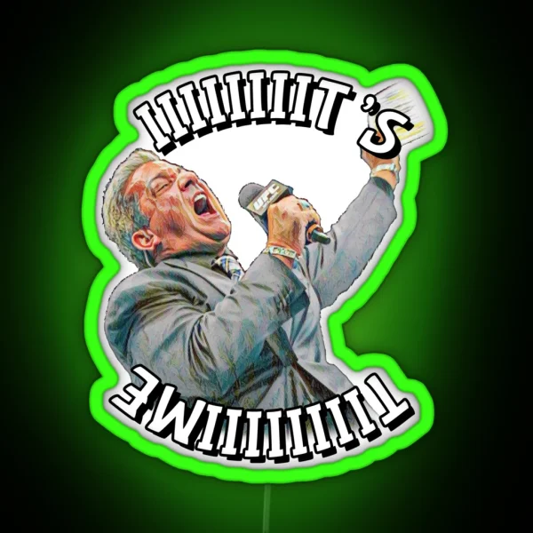 Bruce Buffer RGB Neon Sign