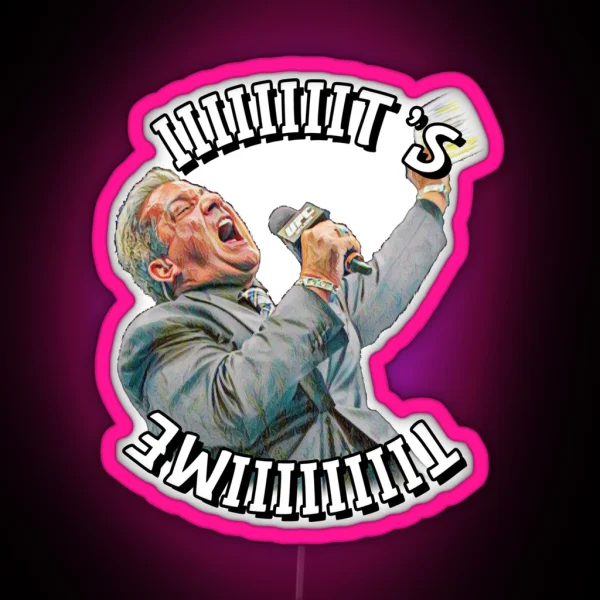 Bruce Buffer RGB Neon Sign