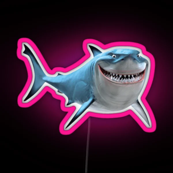 Bruce The Shark RGB Neon Sign
