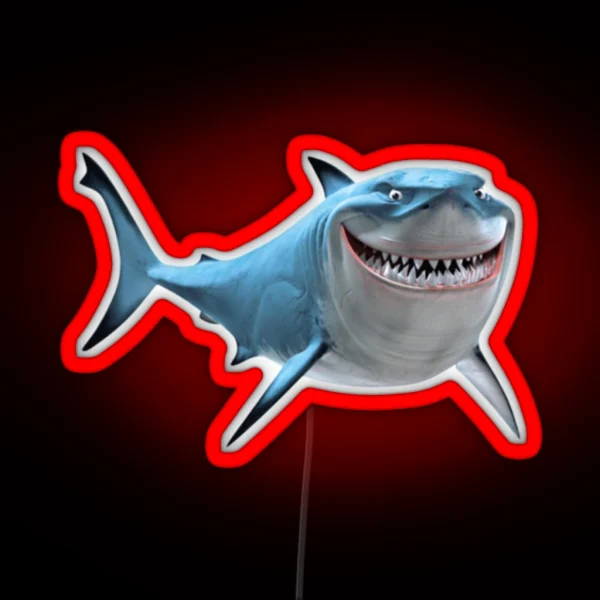 Bruce The Shark RGB Neon Sign