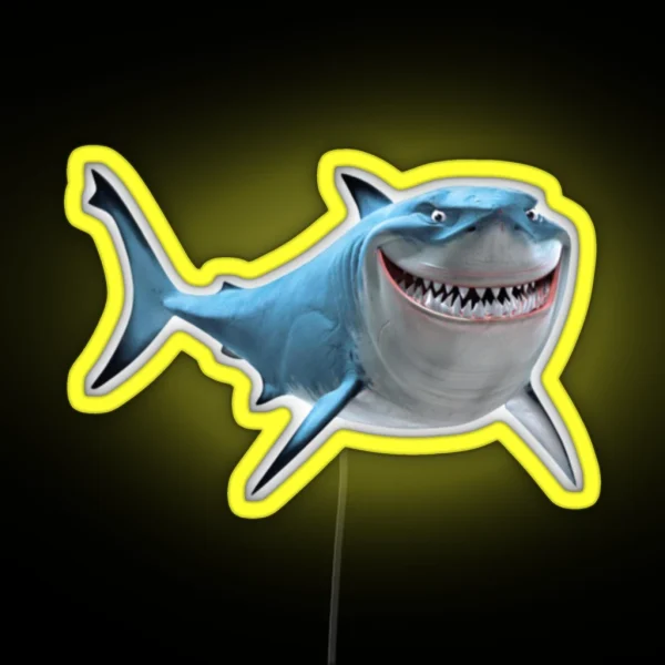 Bruce The Shark RGB Neon Sign
