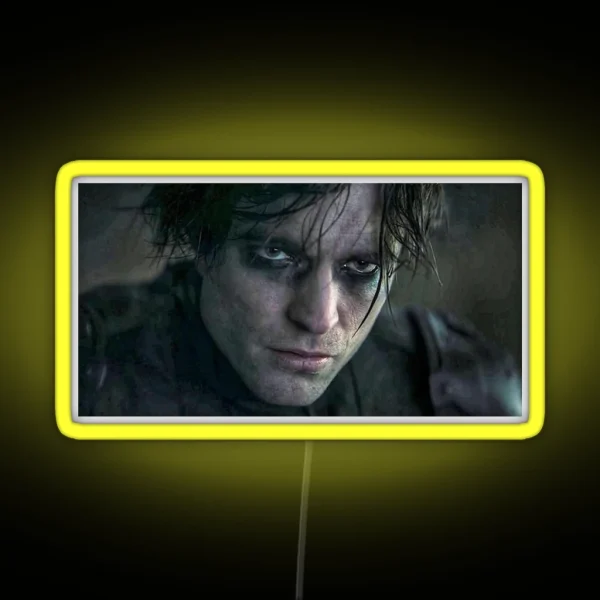 Bruce Wayne X Emo Robert Pattinson RGB Neon Sign