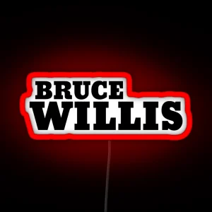 Bruce Willis RGB Neon Sign