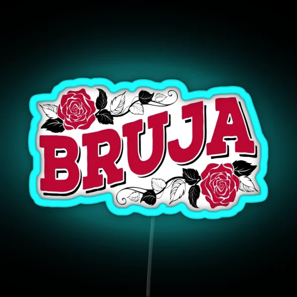 Bruja Funny Spanish Saying Boss Lady Spanish Language RGB Neon Sign