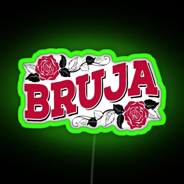 Bruja Funny Spanish Saying Boss Lady Spanish Language RGB Neon Sign