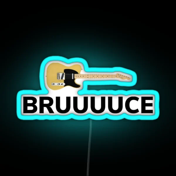 BRUUUUCE Classic RGB Neon Sign