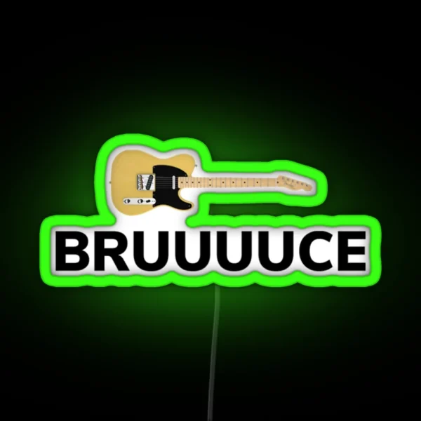BRUUUUCE Classic RGB Neon Sign