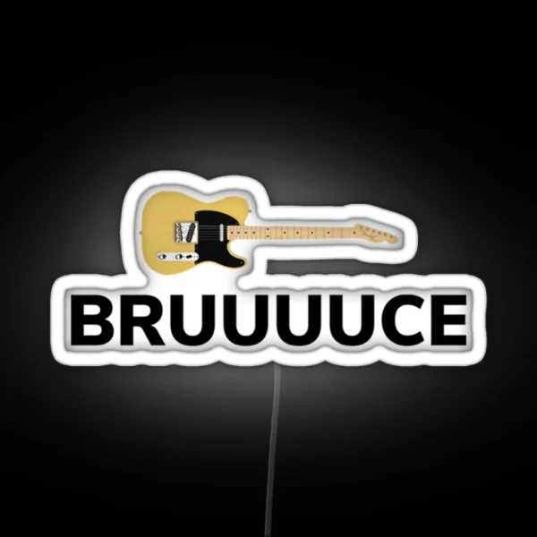 BRUUUUCE Classic RGB Neon Sign