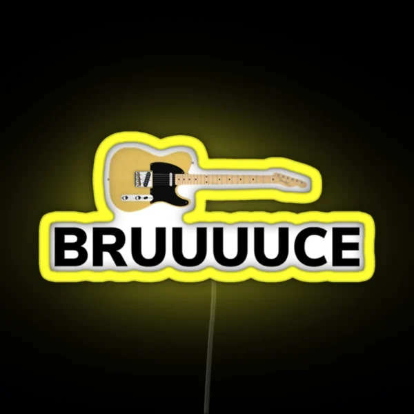 BRUUUUCE Classic RGB Neon Sign