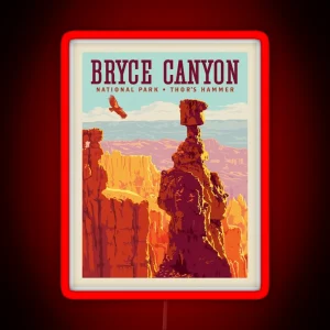 Bryce Canyon National Park RGB Neon Sign