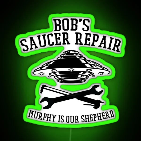 BSR Black Logo RGB Neon Sign
