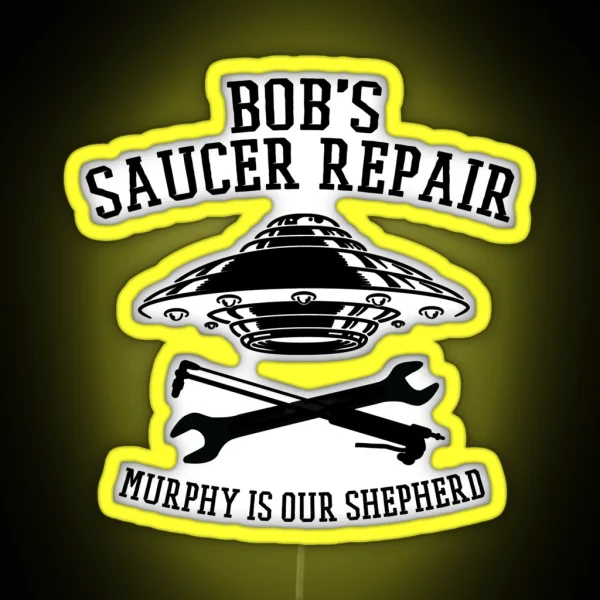 BSR Black Logo RGB Neon Sign