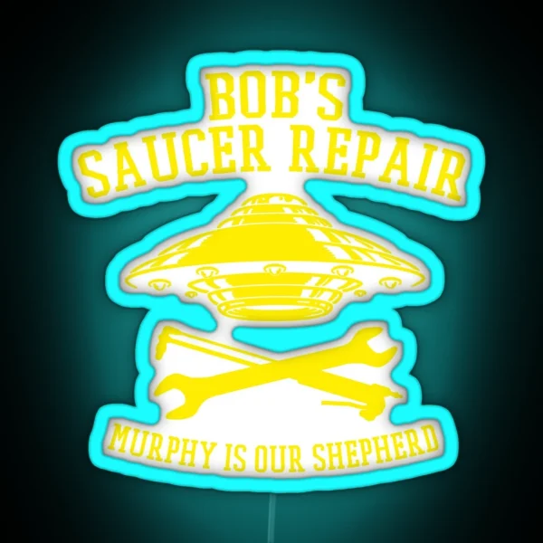 BSR Yellow Logo RGB Neon Sign