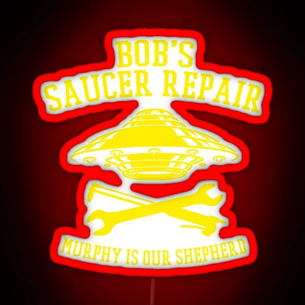 BSR Yellow Logo RGB Neon Sign