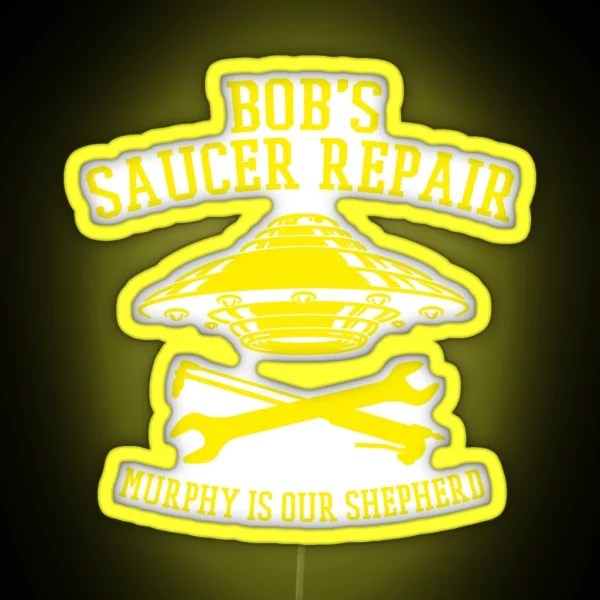 BSR Yellow Logo RGB Neon Sign