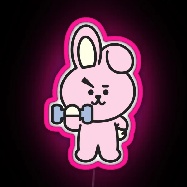BTS Character Cooky RGB Neon Sign