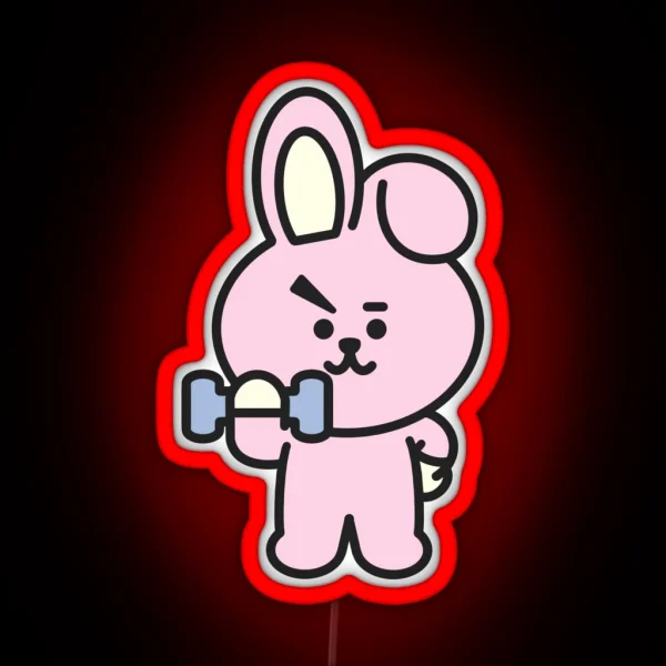 BTS Character Cooky RGB Neon Sign