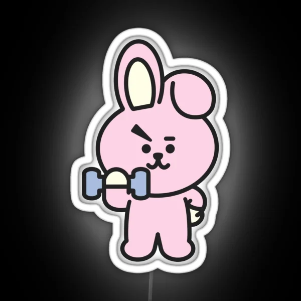 BTS Character Cooky RGB Neon Sign