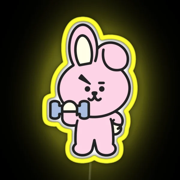BTS Character Cooky RGB Neon Sign