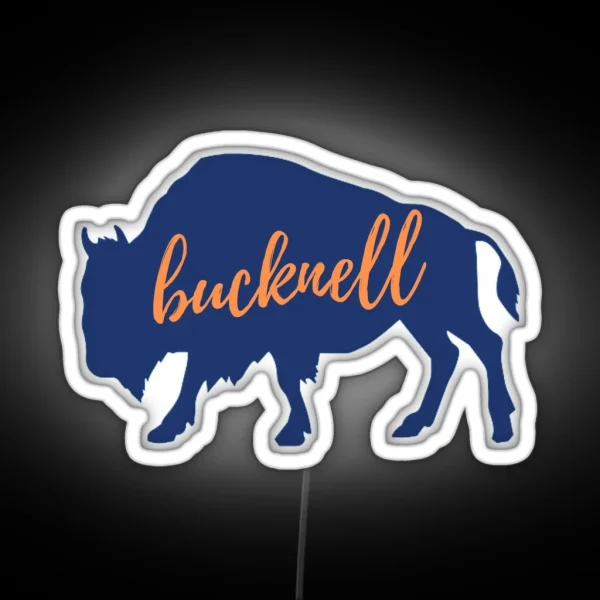 Bucknell University Bison RGB Neon Sign