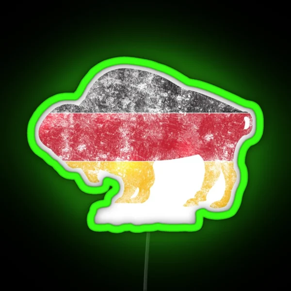 Buffalo Roots German RGB Neon Sign