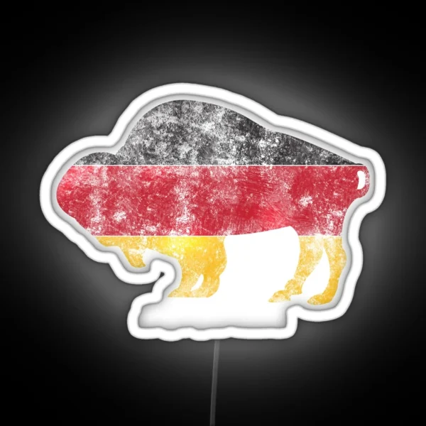 Buffalo Roots German RGB Neon Sign