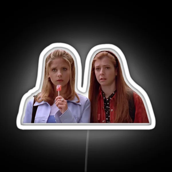 Buffy And Willow RGB Neon Sign