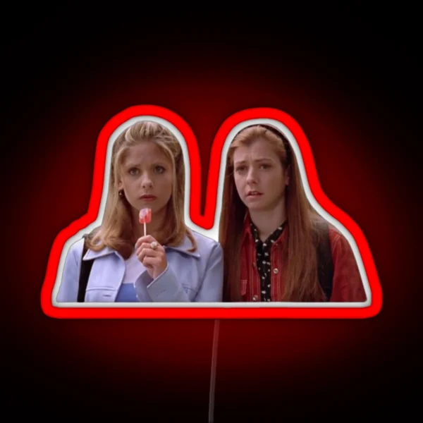 Buffy And Willow RGB Neon Sign