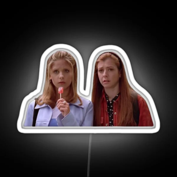 Buffy And Willow RGB Neon Sign