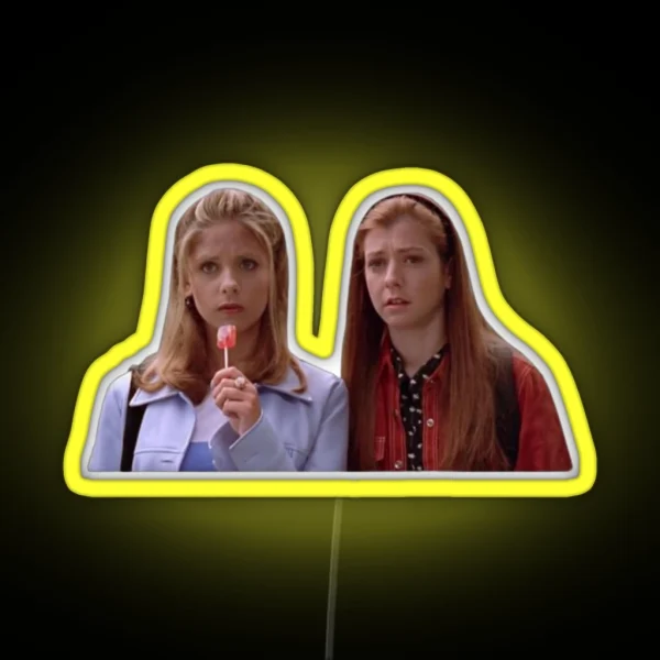 Buffy And Willow RGB Neon Sign