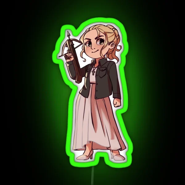 Buffy Summers Season 1 RGB Neon Sign