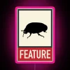 Bug Feature Web Humor Hacker Developer Geek RGB Neon Sign - Image 6