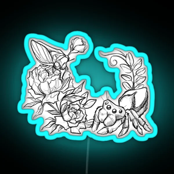 Bug Friends RGB Neon Sign