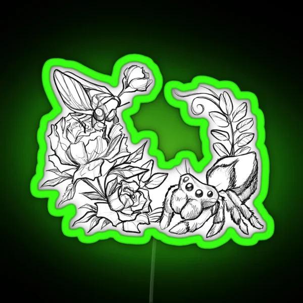 Bug Friends RGB Neon Sign