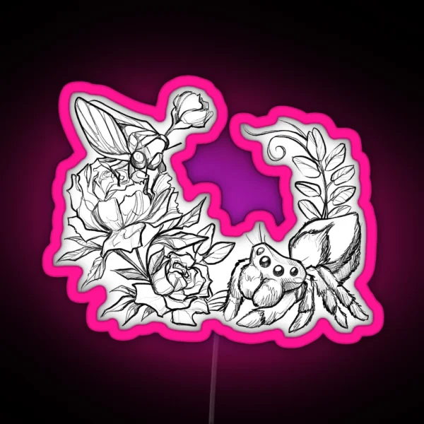 Bug Friends RGB Neon Sign