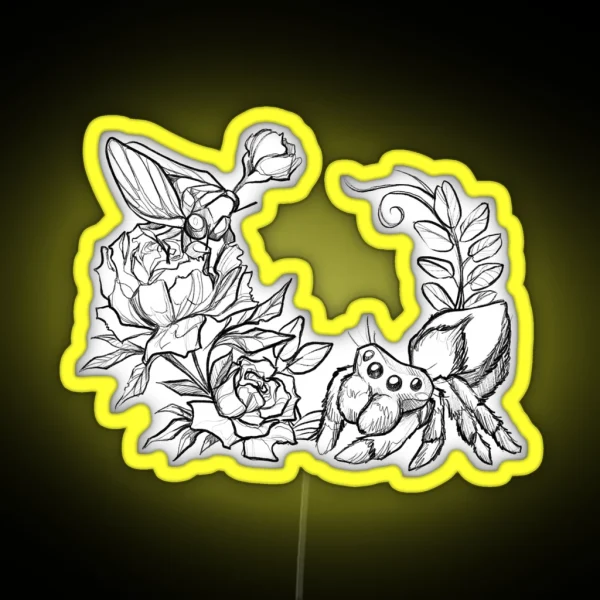 Bug Friends RGB Neon Sign