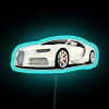 Bugatti Chiron HERMES Edition RGB Neon Sign - Image 3