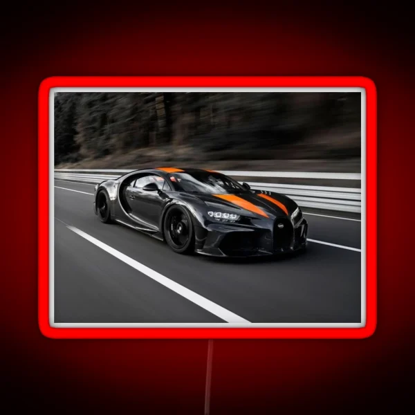 Bugatti Chiron Super Sport 300 RGB Neon Sign