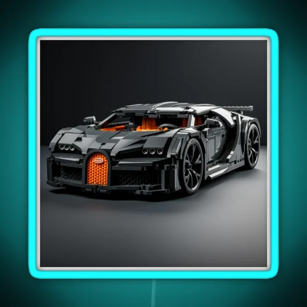 Bugatti Super Sport Lego RGB Neon Sign