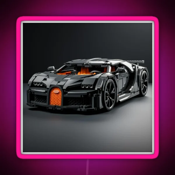 Bugatti Super Sport Lego RGB Neon Sign