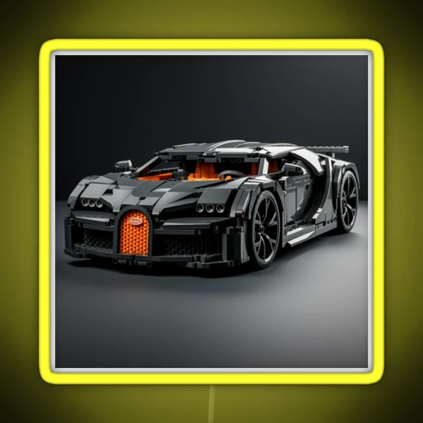Bugatti Super Sport Lego RGB Neon Sign