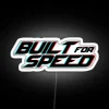 Built For Speed Glitched Cool Motorcycle Helmet Led RGB Neon Sign - Image 5