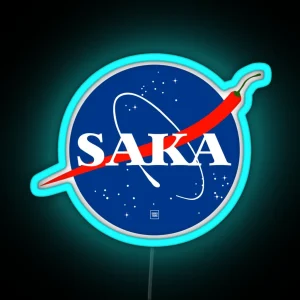 Bukayo Saka Retro Nasa RGB Neon Sign