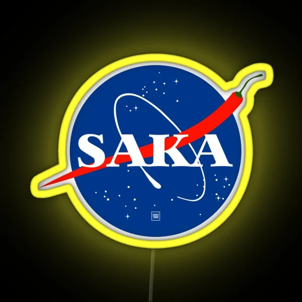 Bukayo Saka Retro Nasa RGB Neon Sign