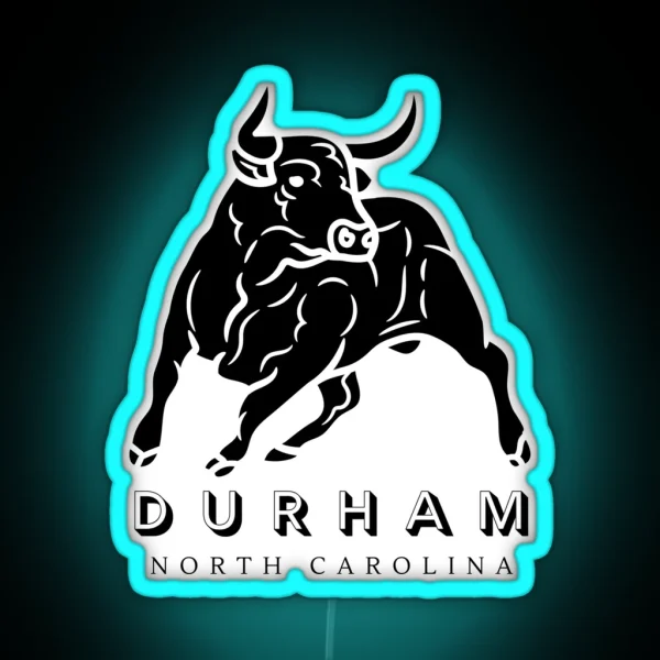Bull Durham North Carolina RGB Neon Sign