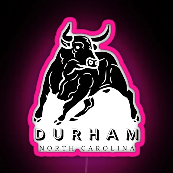 Bull Durham North Carolina RGB Neon Sign