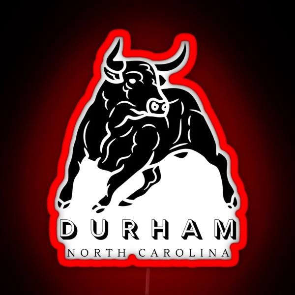 Bull Durham North Carolina RGB Neon Sign