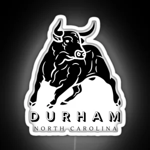 Bull Durham North Carolina RGB Neon Sign