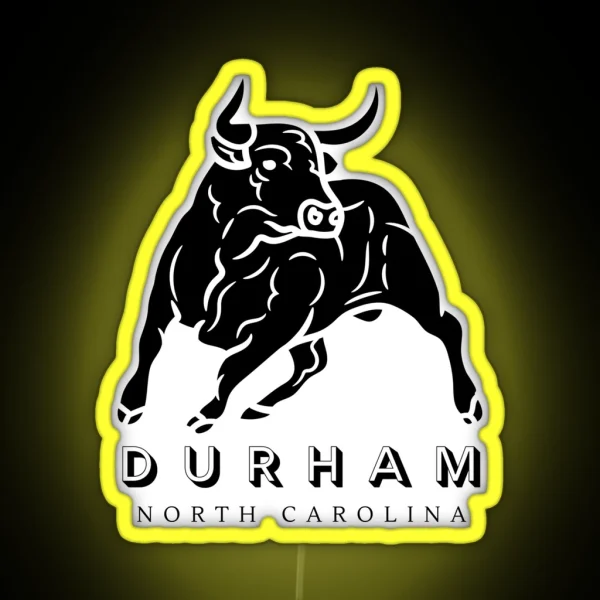 Bull Durham North Carolina RGB Neon Sign